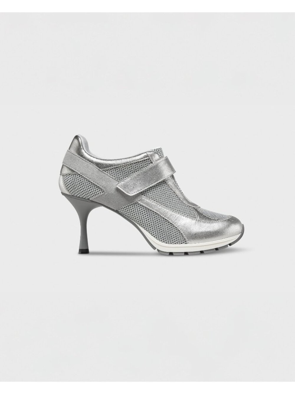 Sneex The Tepper Silver Hybrid Hy-Heels 8 Made in Italy
